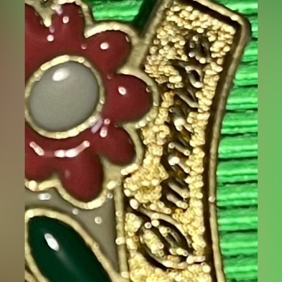 NWT Floral Enamel Brooch -Pin - Multicolor - Picture 5 of 5